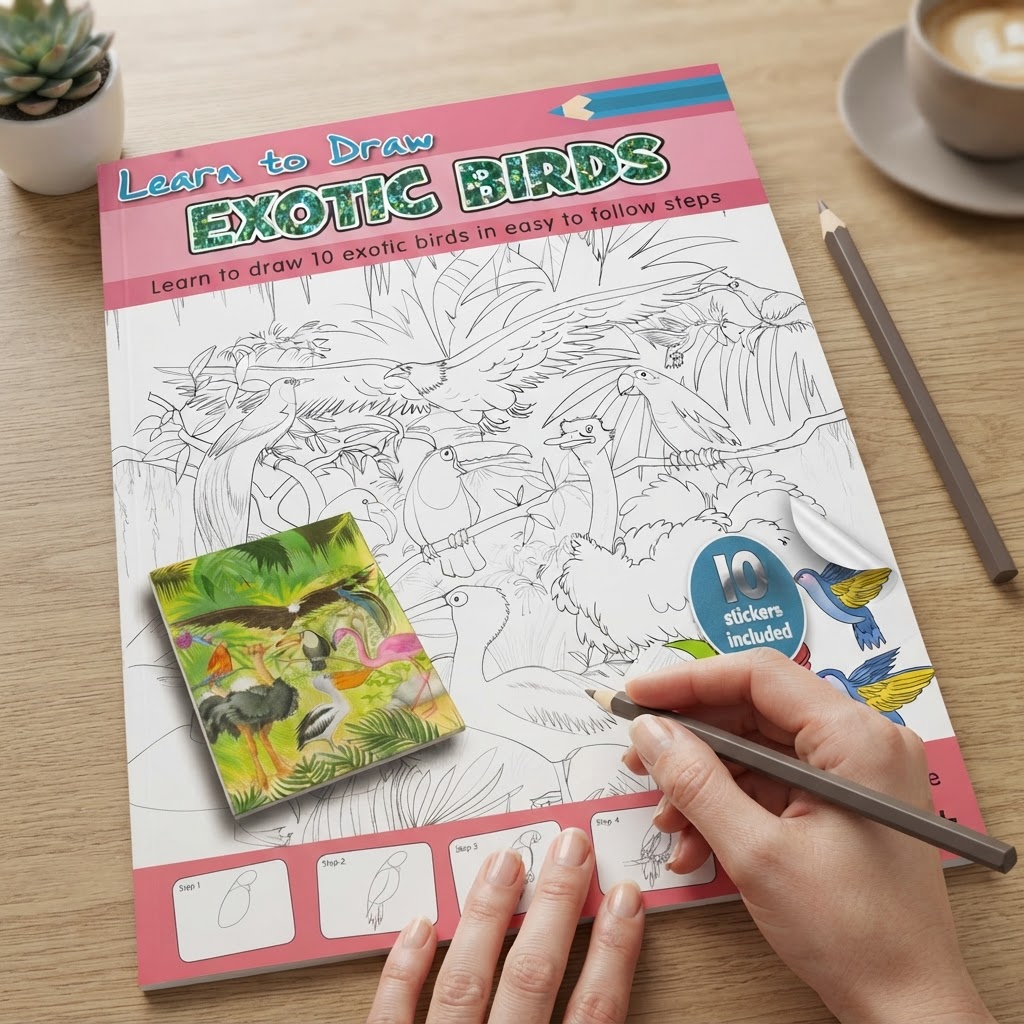 Learn to Draw Exotic Birds (Learn to Draw Activity Book)