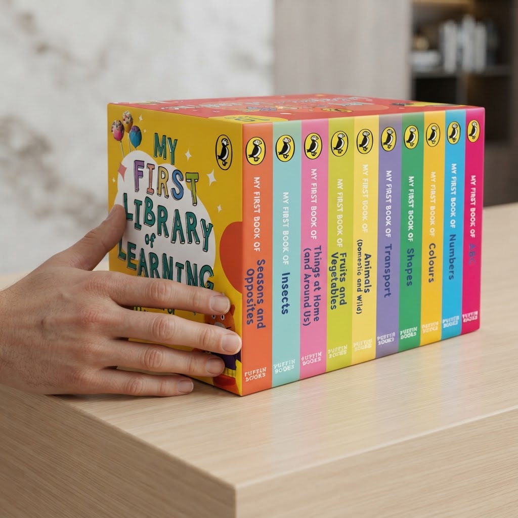 My First Library : Boxset of 10 Board Books for Kids